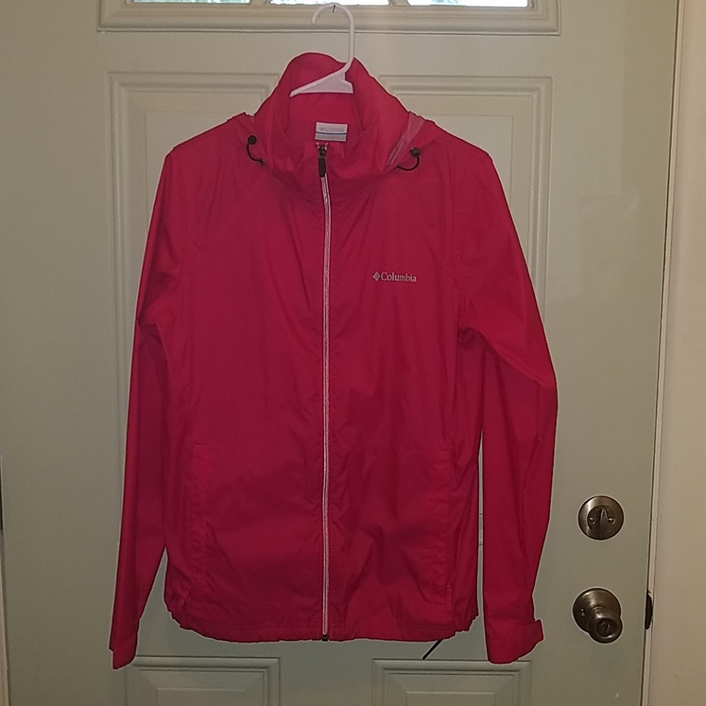 Womens Columbia Windbreaker Large